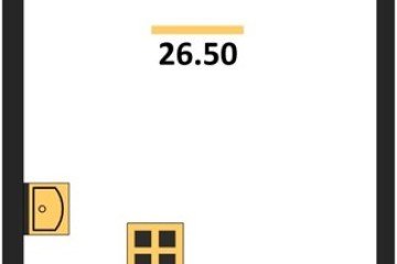 Фото №1: Студия 26 м² - Краснодар, мкр. Прикубанский внутригородской округ, 