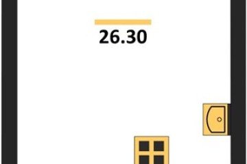 Фото №1: Студия 26 м² - Краснодар, мкр. Прикубанский внутригородской округ, 