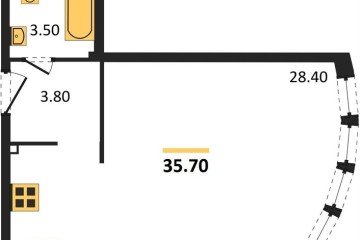 Фото №1: Студия 35 м² - Краснодар, мкр. Прикубанский внутригородской округ, 