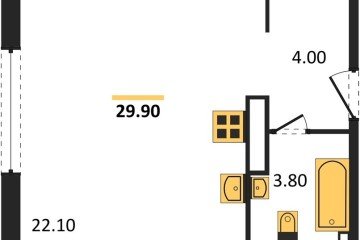Фото №1: Студия 29 м² - Краснодар, мкр. Прикубанский внутригородской округ, 