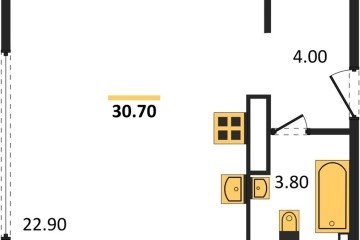 Фото №1: Студия 30 м² - Краснодар, мкр. Прикубанский внутригородской округ, 