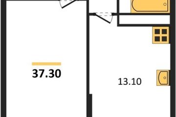Фото №1: 1-комнатная квартира 37 м² - Краснодар, мкр. Прикубанский внутригородской округ, 