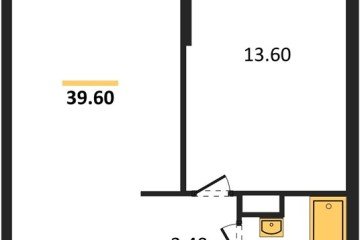 Фото №1: 1-комнатная квартира 39 м² - Краснодар, мкр. Прикубанский внутригородской округ, 