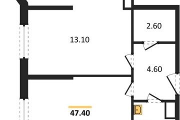 Фото №1: 2-комнатная квартира 47 м² - Краснодар, мкр. Прикубанский внутригородской округ, 