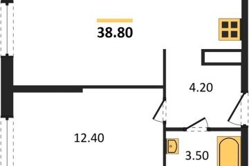 Фото №1: 1-комнатная квартира 38 м² - Краснодар, мкр. Прикубанский внутригородской округ, 