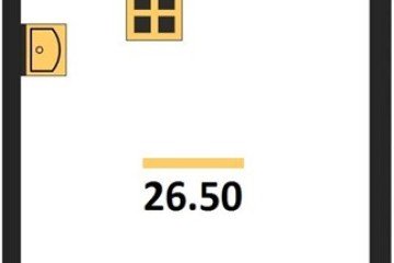 Фото №1: Студия 27 м² - Краснодар, мкр. жилой комплекс Самолёт-6, 