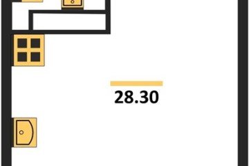 Фото №1: Студия 28 м² - Краснодар, мкр. жилой комплекс Самолёт-6, 