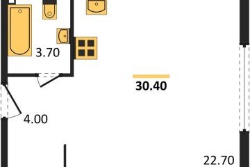 Фото №1: Студия 30 м² - Краснодар, мкр. жилой комплекс Самолёт-6, 