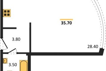 Фото №1: Студия 35 м² - Краснодар, мкр. Прикубанский внутригородской округ, 
