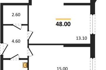 Фото №1: 2-комнатная квартира 48 м² - Краснодар, мкр. Прикубанский внутригородской округ, 