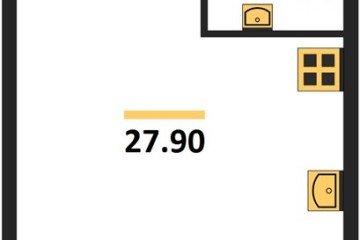 Фото №1: Студия 27 м² - Краснодар, мкр. Прикубанский внутригородской округ, 