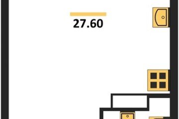 Фото №1: Студия 27 м² - Краснодар, мкр. Прикубанский внутригородской округ, 