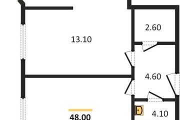 Фото №1: 2-комнатная квартира 48 м² - Краснодар, мкр. жилой комплекс Самолёт-6, 