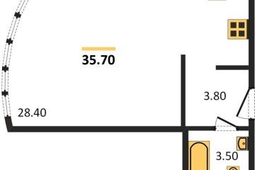 Фото №1: Студия 35 м² - Краснодар, мкр. жилой комплекс Самолёт-6, 