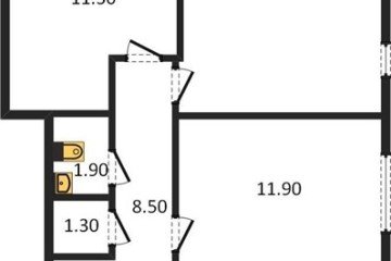 Фото №1: 3-комнатная квартира 73 м² - Краснодар, мкр. жилой комплекс Самолёт-6, 