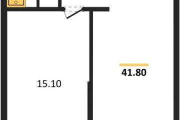 Фото №1: 1-комнатная квартира 41 м² - Краснодар, мкр. жилой комплекс Самолёт-6, 