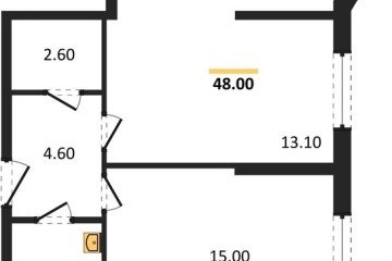 Фото №1: 2-комнатная квартира 48 м² - Краснодар, мкр. жилой комплекс Самолёт-6, 