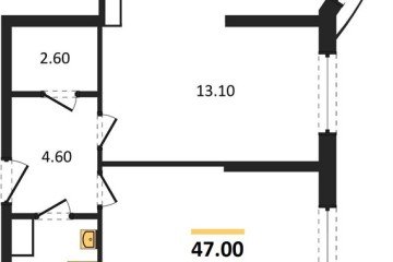 Фото №1: 2-комнатная квартира 47 м² - Краснодар, мкр. жилой комплекс Самолёт-6, 