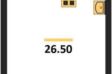 Фото №1: Студия 26 м² - Краснодар, мкр. жилой комплекс Самолёт-6, 