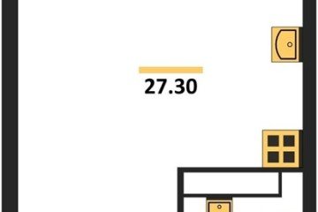 Фото №1: Студия 27 м² - Краснодар, мкр. жилой комплекс Самолёт-6, 