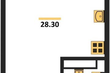 Фото №1: Студия 28 м² - Краснодар, мкр. жилой комплекс Самолёт-6, 