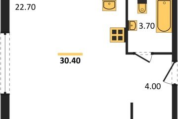 Фото №1: Студия 30 м² - Краснодар, мкр. Прикубанский внутригородской округ, 