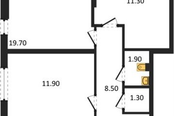 Фото №1: 3-комнатная квартира 73 м² - Краснодар, мкр. Прикубанский внутригородской округ, 