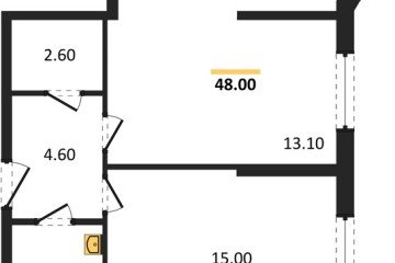 Фото №1: 2-комнатная квартира 48 м² - Краснодар, мкр. Прикубанский внутригородской округ, 