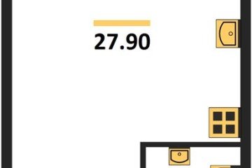 Фото №1: Студия 27 м² - Краснодар, мкр. Прикубанский внутригородской округ, 