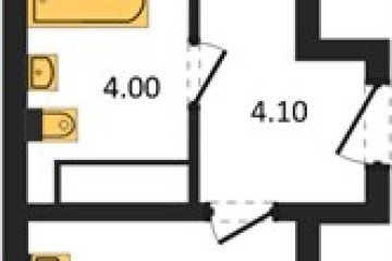 Фото №1: 1-комнатная квартира 43 м² - Краснодар, мкр. Прикубанский внутригородской округ, 