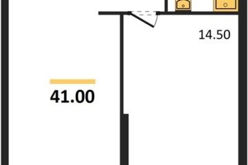 Фото №1: 1-комнатная квартира 41 м² - Краснодар, мкр. Прикубанский внутригородской округ, 