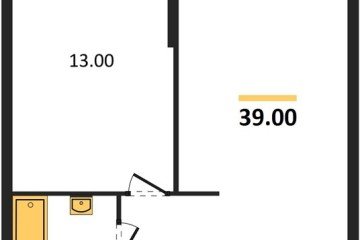 Фото №1: 1-комнатная квартира 39 м² - Краснодар, мкр. Прикубанский внутригородской округ, 