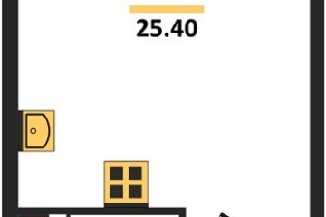 Фото №1: Студия 25 м² - Краснодар, мкр. Прикубанский внутригородской округ, 