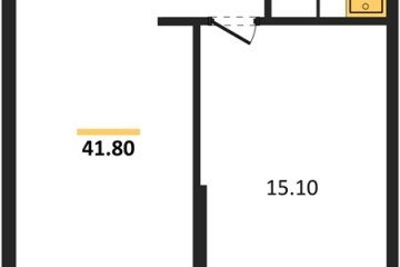 Фото №1: 1-комнатная квартира 41 м² - Краснодар, мкр. Прикубанский внутригородской округ, 