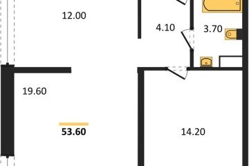 Фото №1: 2-комнатная квартира 53 м² - Краснодар, мкр. Прикубанский внутригородской округ, 