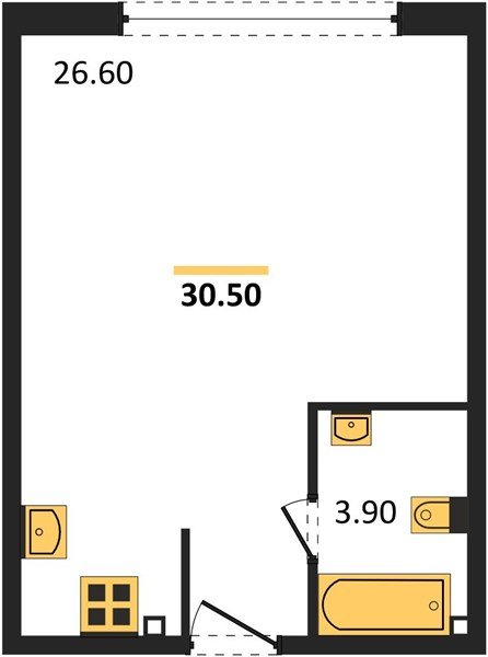 Фото №1: Студия 30 м² - Краснодар, Прикубанский внутригородской округ, мкр. жилой комплекс Самолёт-6
