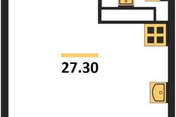 Фото №1: Студия 27 м² - Краснодар, мкр. жилой комплекс Самолёт-6, 