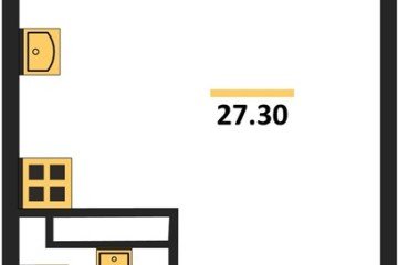 Фото №1: Студия 27 м² - Краснодар, мкр. жилой комплекс Самолёт-6, 