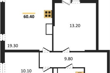 Фото №1: 2-комнатная квартира 60 м² - Краснодар, мкр. жилой комплекс Самолёт-6, 