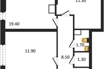 Фото №1: 3-комнатная квартира 73 м² - Краснодар, мкр. жилой комплекс Самолёт-6, 