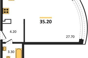 Фото №1: Студия 35 м² - Краснодар, мкр. жилой комплекс Самолёт-6, 