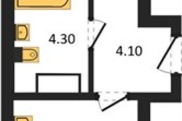 Фото №1: 1-комнатная квартира 44 м² - Краснодар, мкр. жилой комплекс Самолёт-6, 