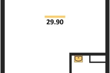 Фото №1: Студия 29 м² - Краснодар, мкр. жилой комплекс Самолёт-6, 