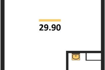 Фото №1: Студия 29 м² - Краснодар, мкр. жилой комплекс Самолёт-6, 