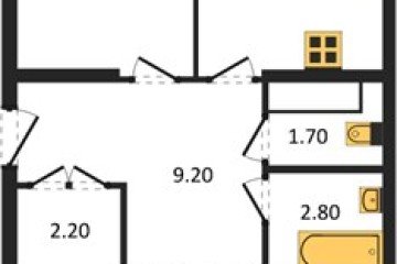 Фото №1: 3-комнатная квартира 82 м² - Краснодар, мкр. жилой комплекс Самолёт-6, 