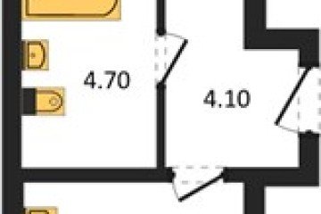 Фото №1: 1-комнатная квартира 44 м² - Краснодар, мкр. жилой комплекс Самолёт-6, 