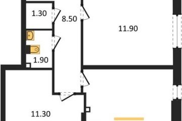 Фото №1: 3-комнатная квартира 73 м² - Краснодар, мкр. жилой комплекс Самолёт-6, 