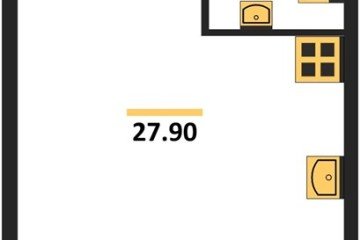 Фото №1: Студия 27 м² - Краснодар, мкр. жилой комплекс Самолёт-6, 