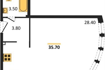 Фото №1: Студия 35 м² - Краснодар, мкр. жилой комплекс Самолёт-6, 