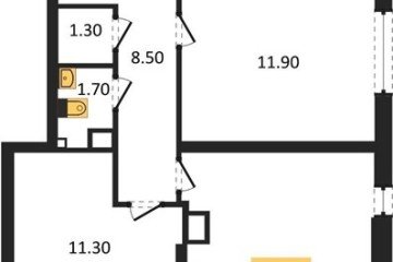 Фото №1: 3-комнатная квартира 73 м² - Краснодар, мкр. жилой комплекс Самолёт-6, 